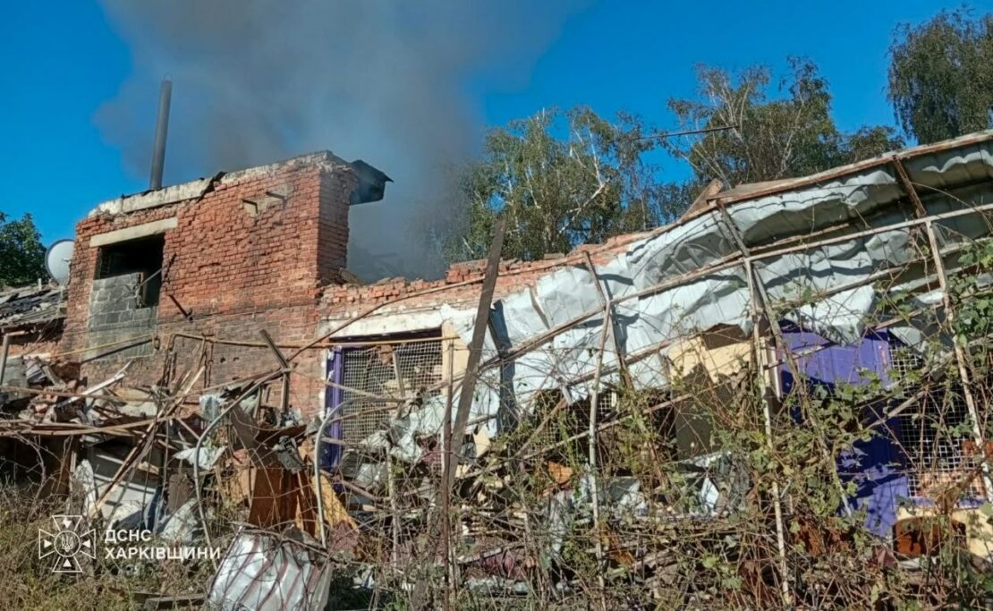 Окупанти двічі атакували Шевченкове на Харківщині, виникли пожежі