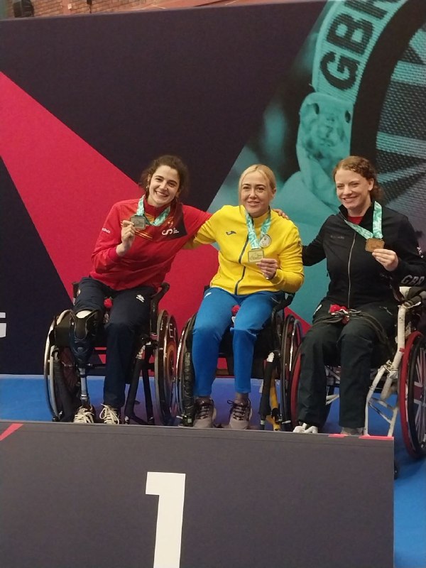 Харків’янки здобули медалі на чемпіонаті Європи з парафехтування (фото)