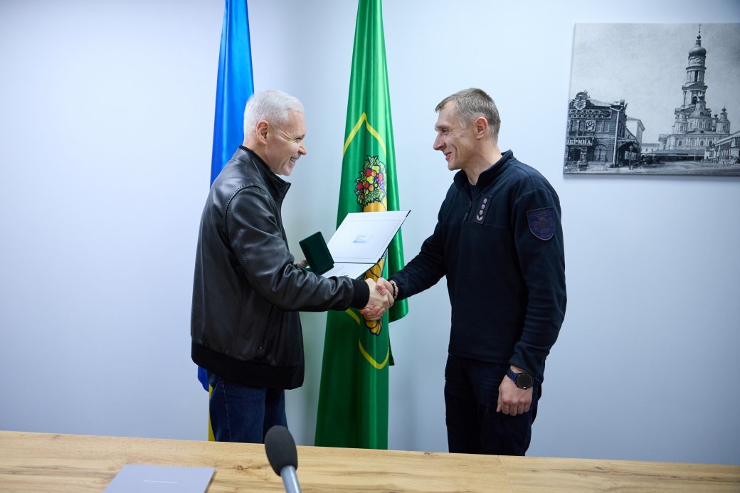 Ігор Терехов відзначив рятувальників (фото)