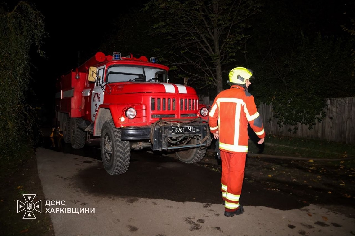 На Харківщині унаслідок російських ударів сталися пожежі